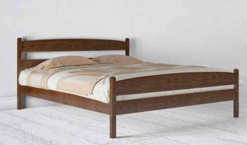 Кровать полуторная МИКС-мебель Ликерия с изножьем 1400x2000 темный орех