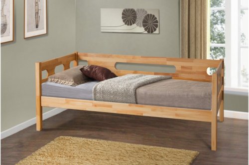 Ліжко односпальне МІКС-меблі Сьюзі 90x200 горіх
