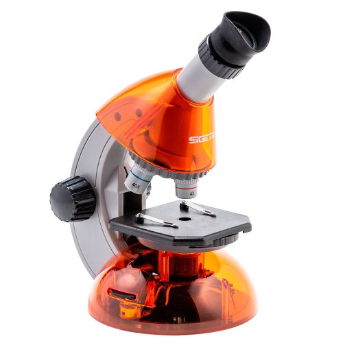Мікроскоп SIGETA MIXI 40x-640x ORANGE (с адаптером для смартфона)