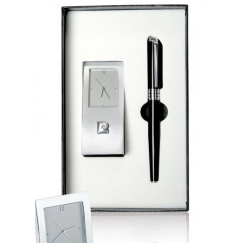 Набор Pierre Cardin: часы настольные+ручка PR2606