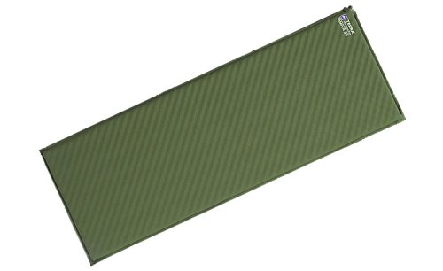 Самонадувающийся коврик Terra Incognita Camper 3.8 зелёный