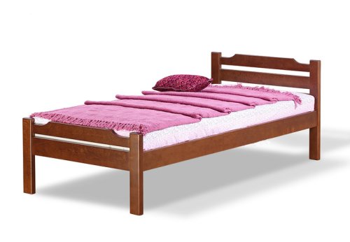 Ліжко односпальне МІКС-меблі Ольга 120х200 вільха