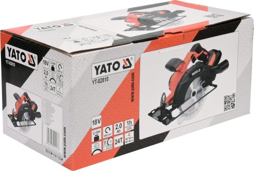 Пила дисковая аккумуляторная YATO YT-82810