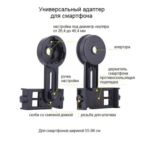 Мікроскоп Optima Explorer 40x-400x + смартфон-адаптер