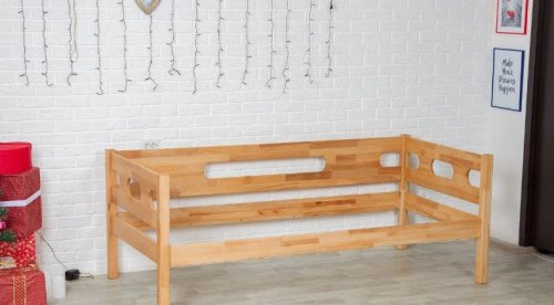 Ліжко односпальне МІКС-меблі Сьюзі 90x200 горіх