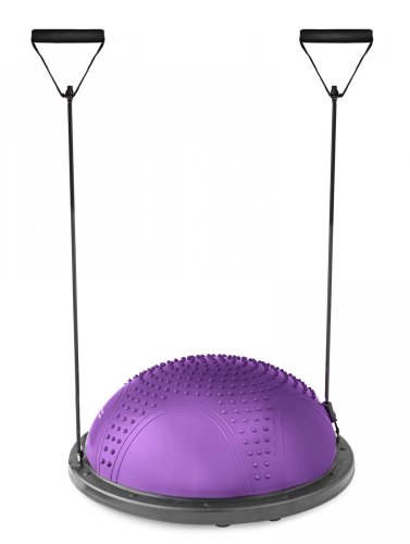 Балансировочная полусфера с вкраплениями Hop-Sport Bosu HS-MB058B violet