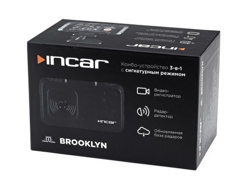 Видеорегистратор Incar Brooklin Radar detector SDR-170, GPS+camera Incar VDC-170R