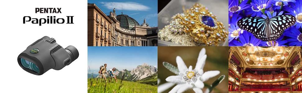 Бінокль Pentax papilio II 8.5x21 крупний план макро 50см