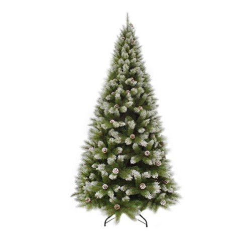 Искусственная сосна TriumphTree Pittsburgh С инеем и шишками Зеленый 2.15м