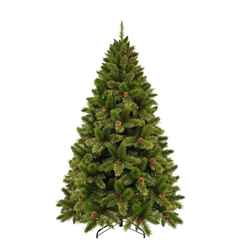 Искусственная ель TriumphTree Dewberry С шишками и ягодами ежевики Зеленый 2.3м