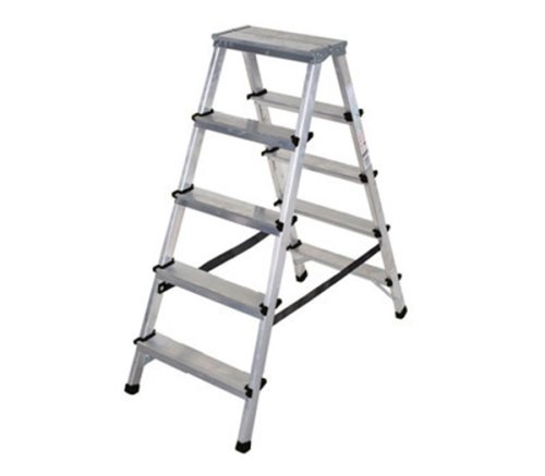 Двухсторонняя алюминиевая стремянка Virastar Step Stool 2x5 ступеней