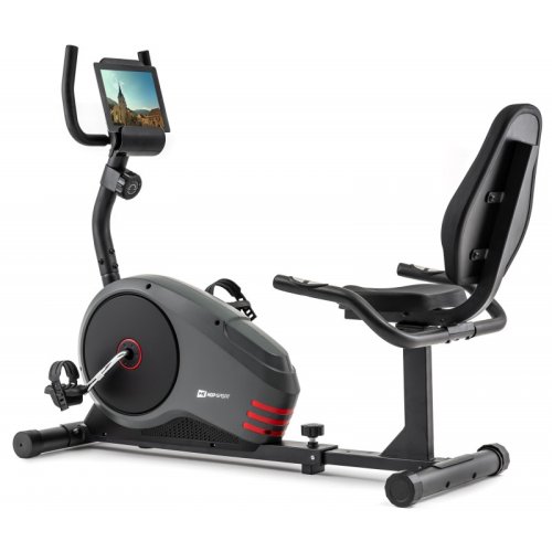 Горизонтальный велотренажер Hop-Sport HS-040L Root Gray/Red