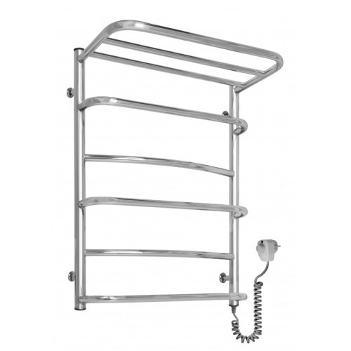 Полотенцесушитель PALADii Идеал с полкой Электро 700х500/6 ИДе003РR