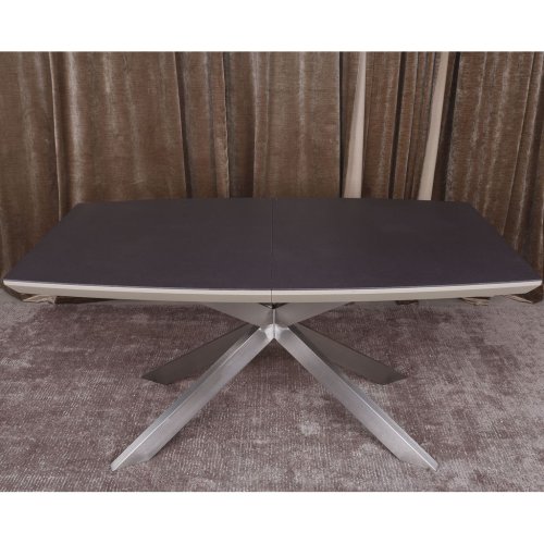 Стол обеденный Nicolas Portland Стеклокерамика Мокко/Баклажан MD000106