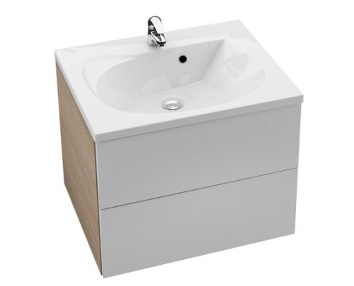 Тумба под умывальник Ravak SD 600 Rosa II Капучино/Белый X000000926