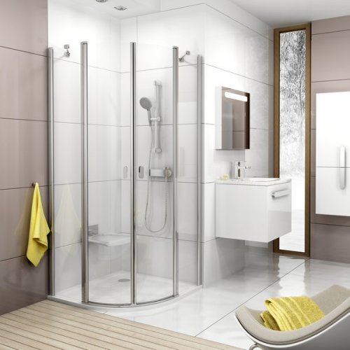 Душевая кабина Ravak Chrome CSKK4-90 Полированный алюминий+Transparent 3Q170C00Z1