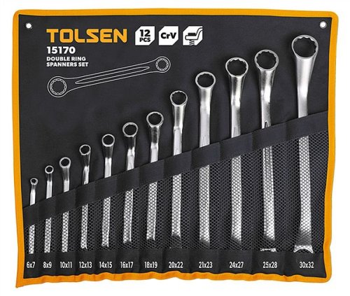 Набор ключей накидных Tolsen 15170 (12 предметов)