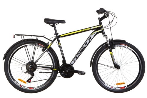 Велосипед Formula Magnum AM 26" 2019 / рама 19" черный/желтый (OPS-FR-26-310)