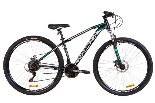Велосипед Formula Dragonfly DD 29" 2019 / рама 16" черный/бирюзовый (OPS-FR-29-046)