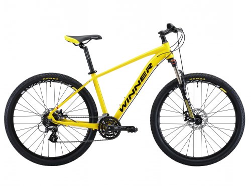 Велосипед Winner Solid-DХ 27,5" 2019 / рама 19" желтый (19-121)