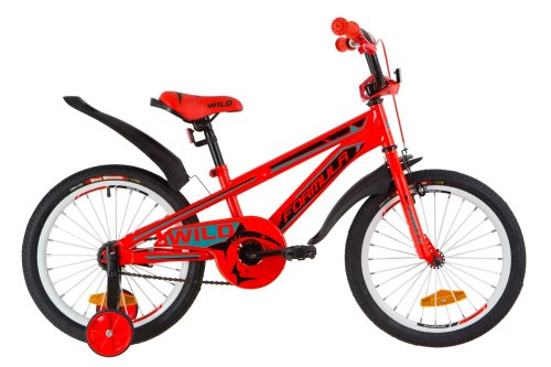 Велосипед Formula Wild 18" 2019 / рама 9" красно-бирюзовый (OPS-FRK-18-031)