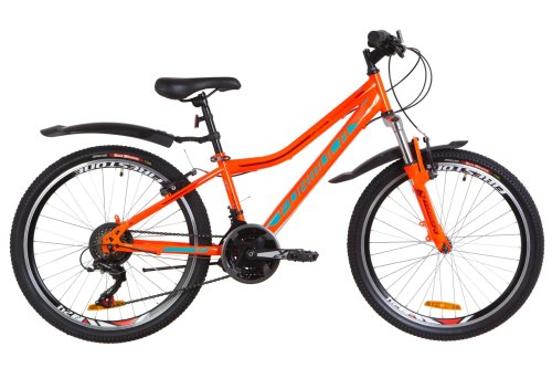 Велосипед Formula Forest AM 24" 2019 / рама 12,5" оранжевый/бирюзовый (OPS-FR-24-147)