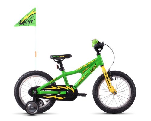 Велосипед Ghost Powerkid 16 "2019 зелено-жовто-чорний (18PK1007)