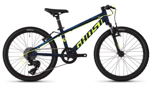 Велосипед Ghost Kato 2.0 20" 2019 черный-желтый-синий (86KA6004)