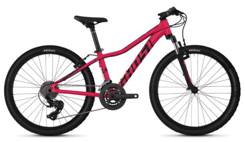 Велосипед Ghost Lanao 2.4 24" 2019 красно-черный (86LA7002)