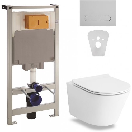 Набор инсталляция Master 4в1 с унитазом Volle Nemo Rimless 13-17-316+141515