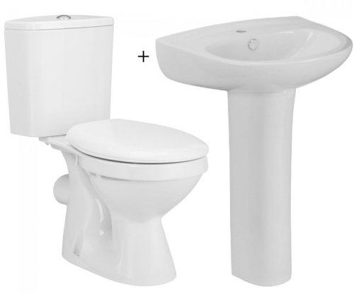 Унітаз компакт + умивальник Volle 13-52-334 + 13-77-035