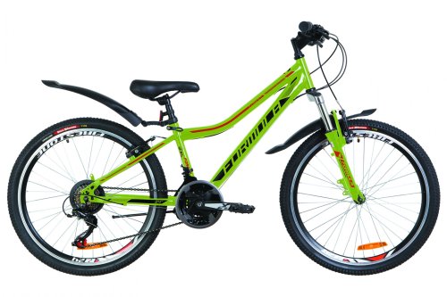 Велосипед Formula Forest AM 24" 2019 / рама 12,5" зеленый/оранжевый (OPS-FR-24-148)