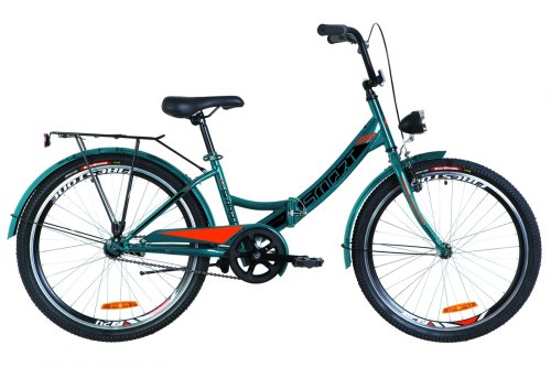 Велосипед Formula Smart 24" 2019 с фонарем / рама 15" синий/оранжевый (OPS-FR-24-143)