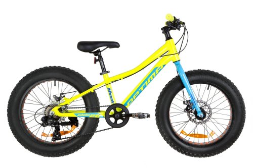 Велосипед Optima Paladin DD 20" 2019 / рама 11" желтый/синий (OPS-OP-20-007)