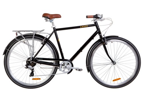 Велосипед Дорожник Amber 28 "2019 / рама 22" чорний / жовтий (OPS-D-28-120)