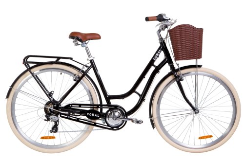 Велосипед Дорожник Coral 28 "2019 / рама 19" чорний (OPS-D-28-153)