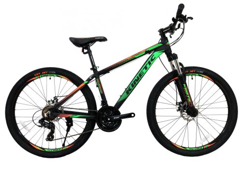 Велосипед Kinetic Profi 26" 2019 / рама 13,5" черный/зеленый (19-232)