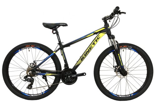 Велосипед Kinetic Profi 26" 2019 / рама 15" черный/желтый (19-235)