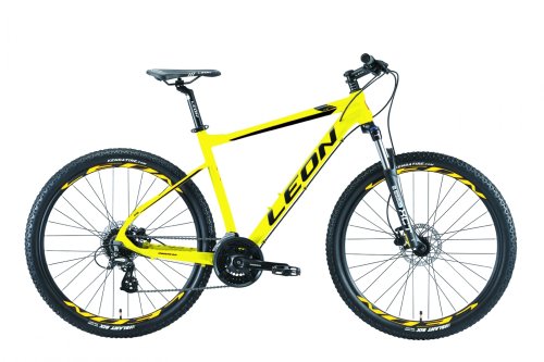 Велосипед Leon XC 80 HDD 27,5" 2019 / рама 20" желтый (OPS-LN-27.5-042)