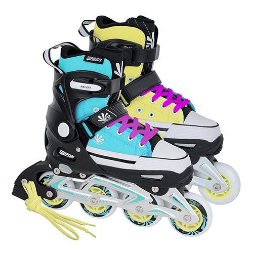 Роликовые коньки Tempish Magic Rebel Blue-Yellow (Размер 33-36)