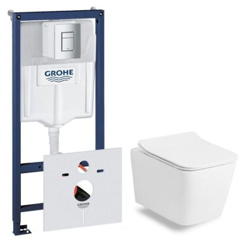 Набір інсталяція Grohe Rapid SL з унітазом Volle Libra Rim 13-41-160 + 38772001 + 37131000