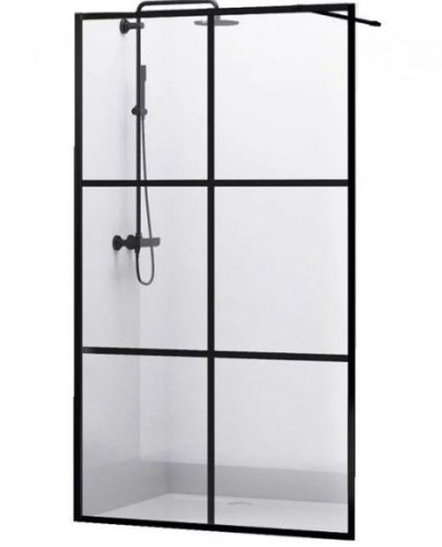Душевая перегородка Volle Malla Negra Walk-In 18-08-100black set