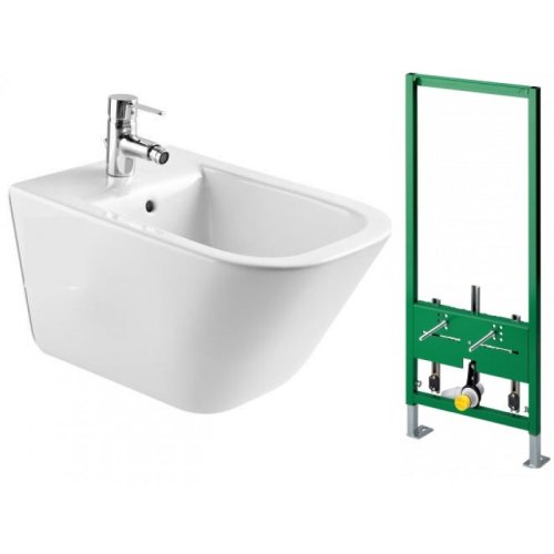 Набор инсталляция Viega Eco Plus с биде Roca Gap A357476000+727901