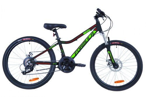 Велосипед Formula ACID 2.0 DD 24" 2019 / рама 12,5" черный/зеленый/красный (OPS-FR-24-169)