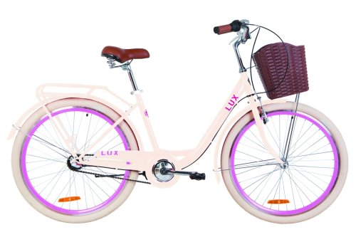 Велосипед Дорожник Lux PH 26" 2019 / рама 17" бежевый (OPS-D-26-067)