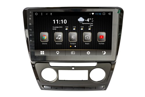 Штатная магнитола Phantom DVA-1071 K5013 Skoda Octavia A5 2008-2014