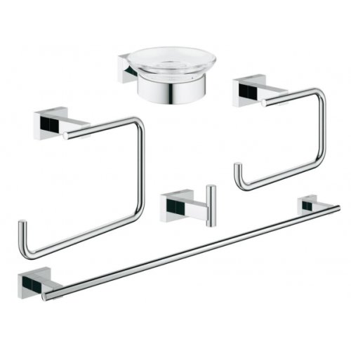 Набор аксессуаров 5в1 Grohe Essentials Cube 40758001