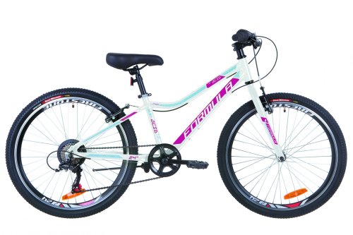 Велосипед Formula ACID 1.0 rigid 24" 2019 / рама 12,5" белый/малиновый/голубой (OPS-FR-24-167)