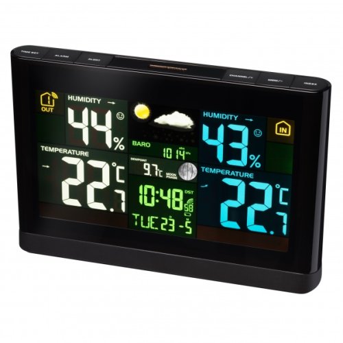 Метеостанция Bresser Colour THBM Black