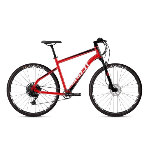 Велосипед Ghost Square Cross 4.8 28" 2019 / рама L красный/черный/белый (86SC1015)
